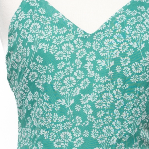 LULU'S. Green Floral Print Midi Dress - Picture 8 of 14